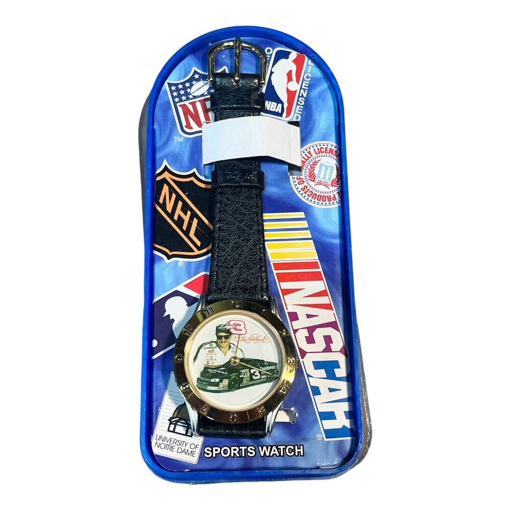 Vintage Sun Time NASCAR Dale Earnhardt Watch